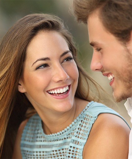 Smiling couple