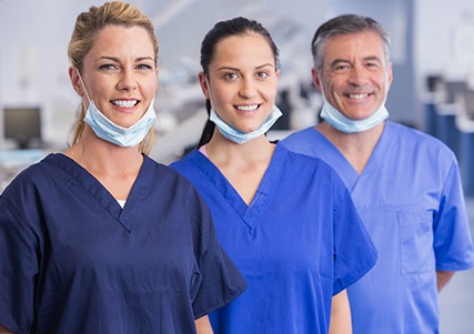 Dental staff in Saginaw