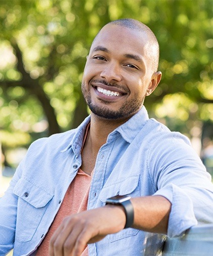 Man with healthy smile